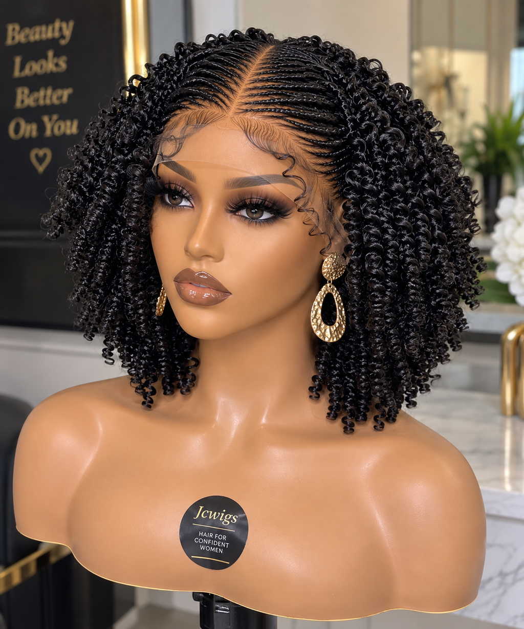 Glueless Handbraided Full Lace Wig Tonto