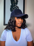 Curly Baseball Cap Wig