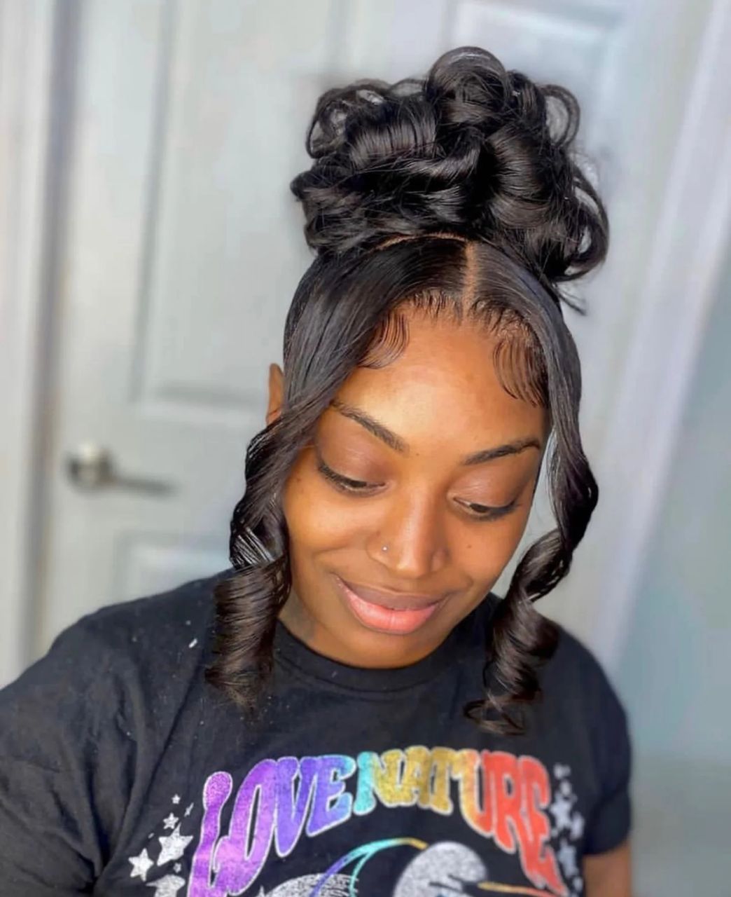 Messy Bun + Ultra Soft Swiss Lace Frontal Set