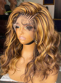 Fish Bone Full Lace Braided Wig