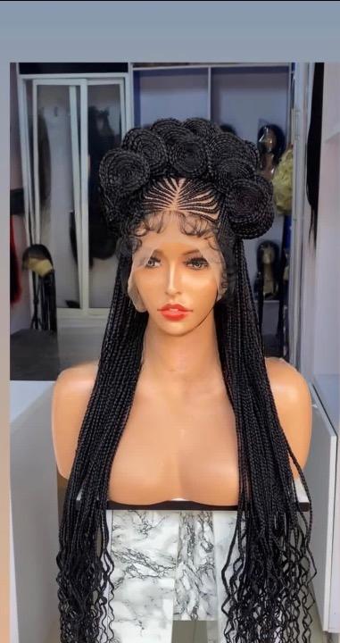 Floral Halo Goddess Wig