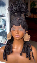 Victorian Blossom Top-Knot Bridal Wig