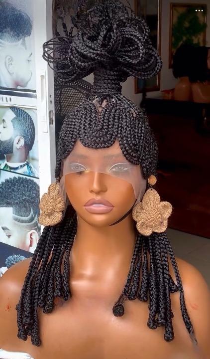 Victorian Blossom Top-Knot Bridal Wig