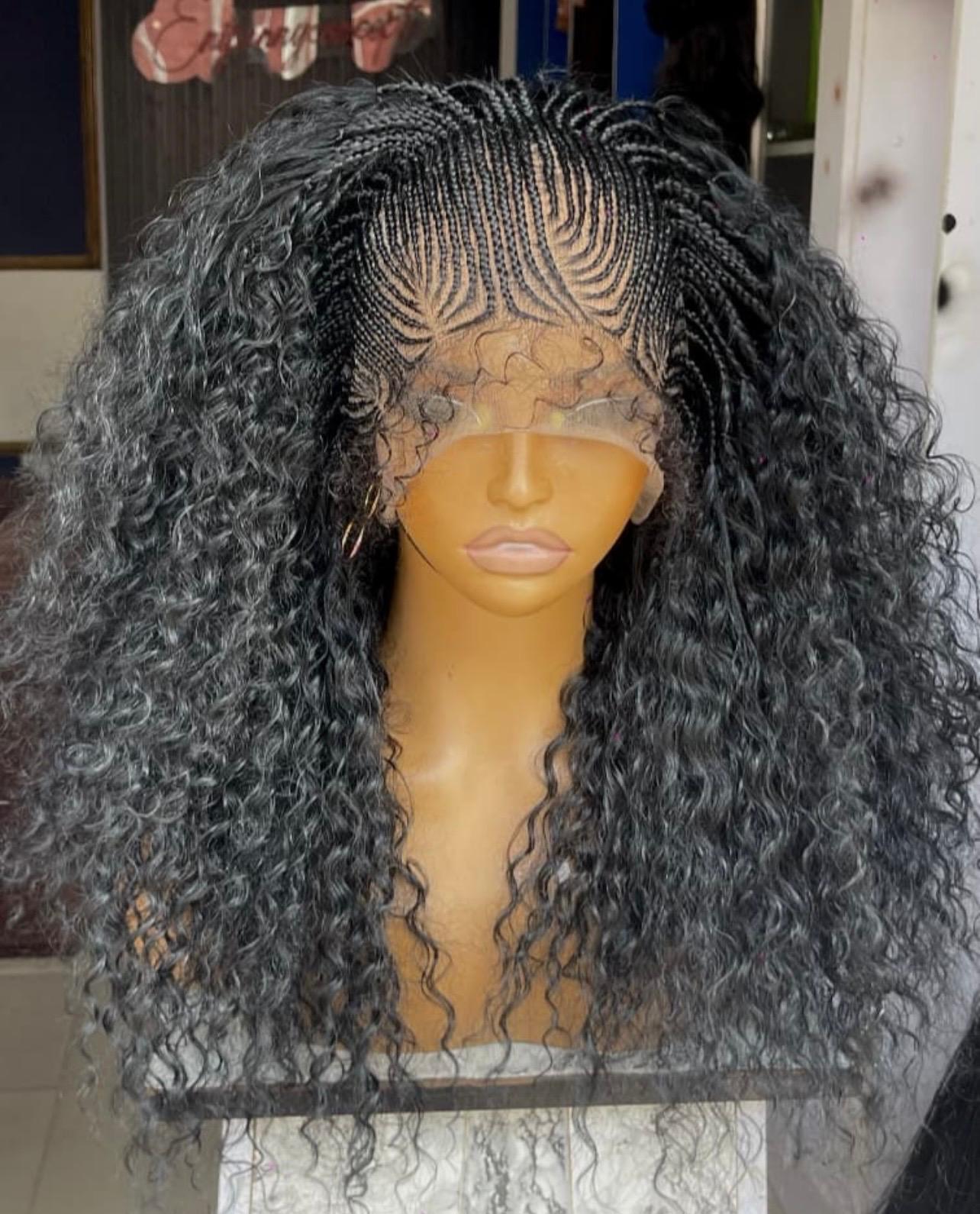 Midnight Ocean Waves Braided Wig
