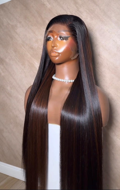 28" Single Donor Raw Viet Bone Straight with HD Frontal