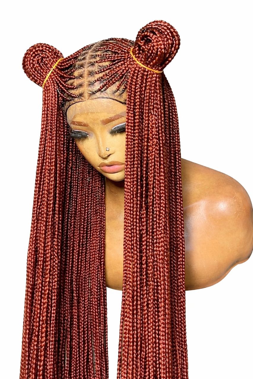 Glueless Knotless Full Lace Braided Wig