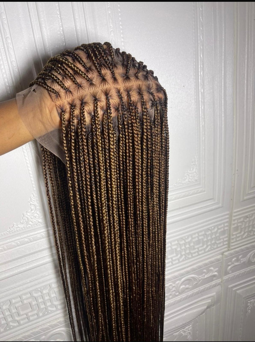 Glueless Knotless Full Lace Braided Wig