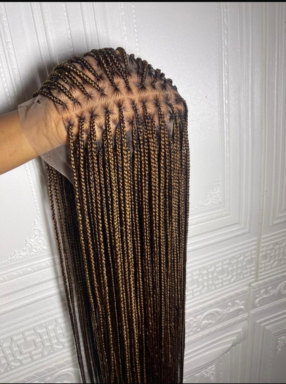 Glueless Knotless Full Lace Braided Wig