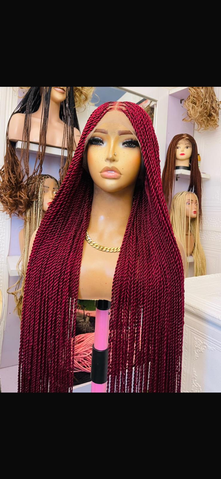 Glueless Knotless Twist-Full Lace Wig