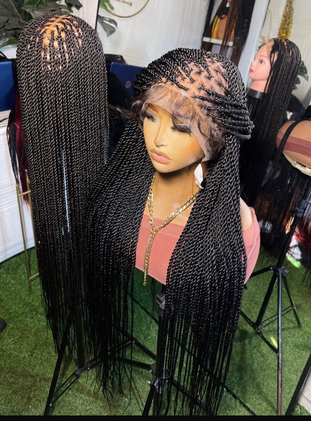 Glueless Knotless Twist-Full Lace Wig