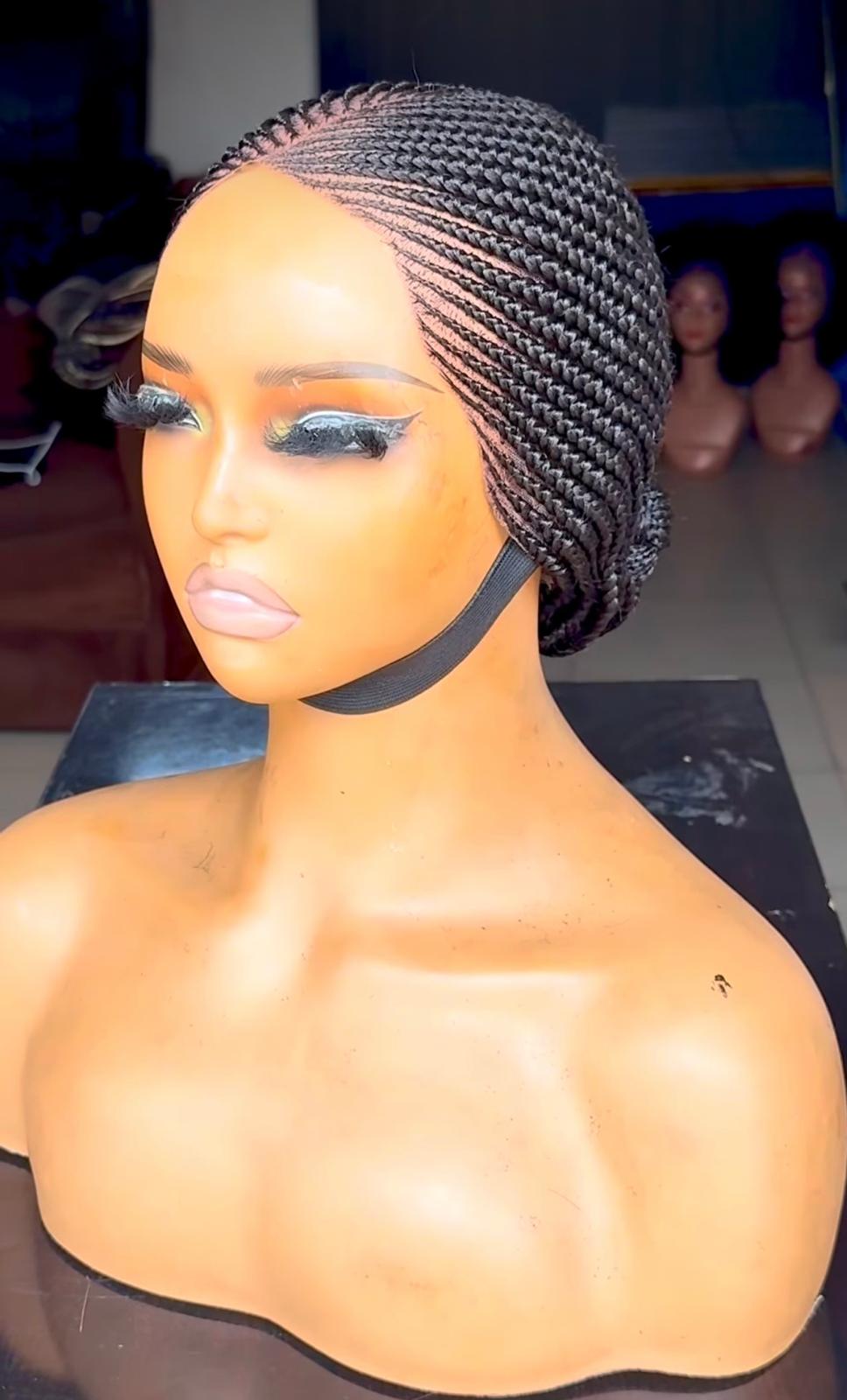 Classic Conrows Braided wig-Glueless