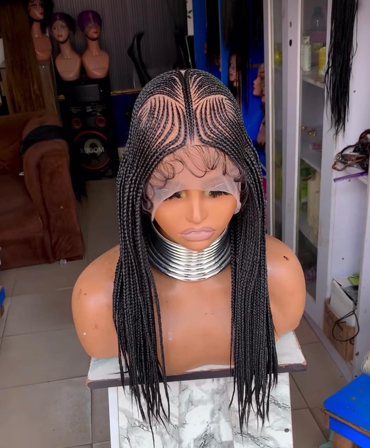 Glueless Fulani Braided Unit