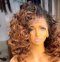 Glueless Nano Curl Braided Wig