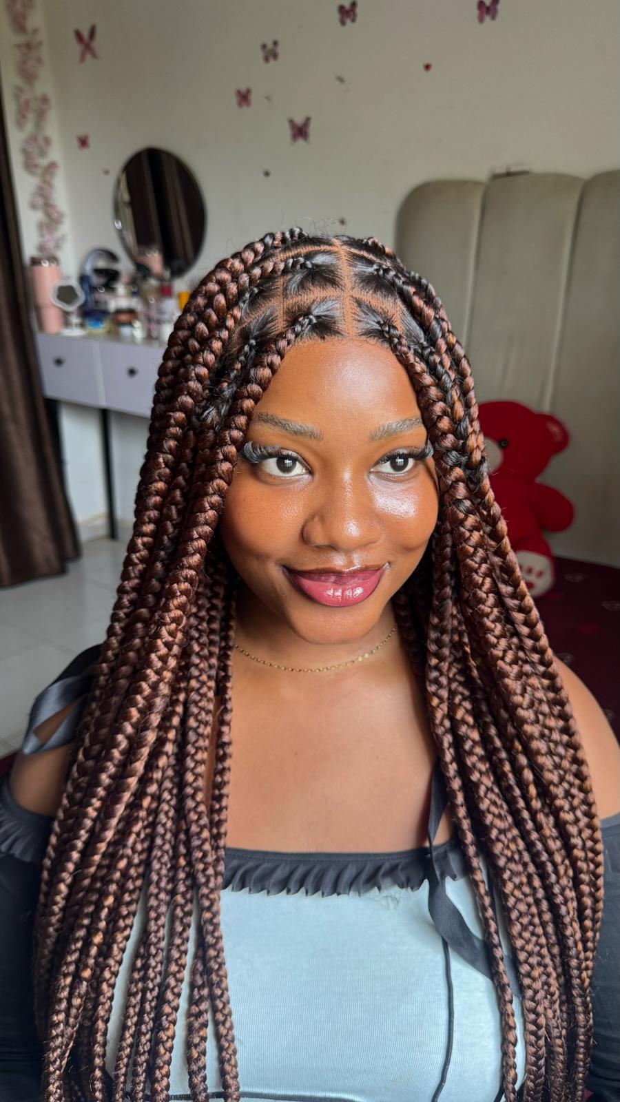 Box Braided Wig – Full Lace Wig