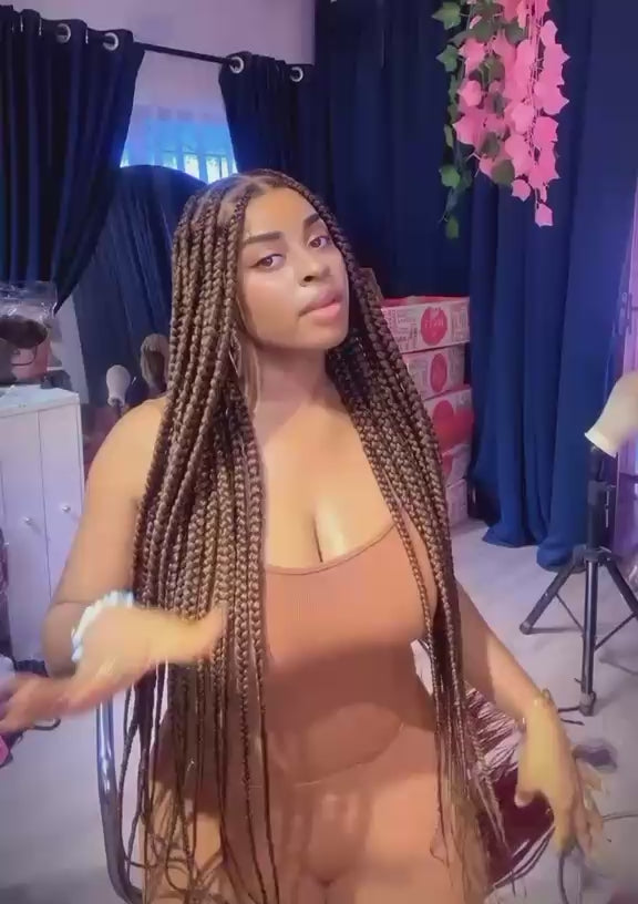 Box Braided Wig – Full Lace Wig