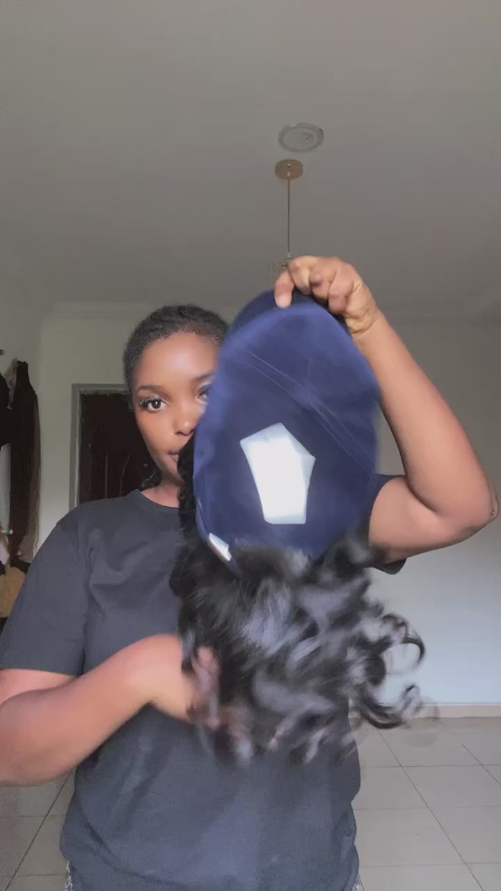 Curly Baseball Cap Wig